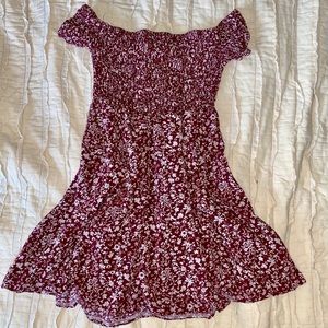 Off the shoulder dress